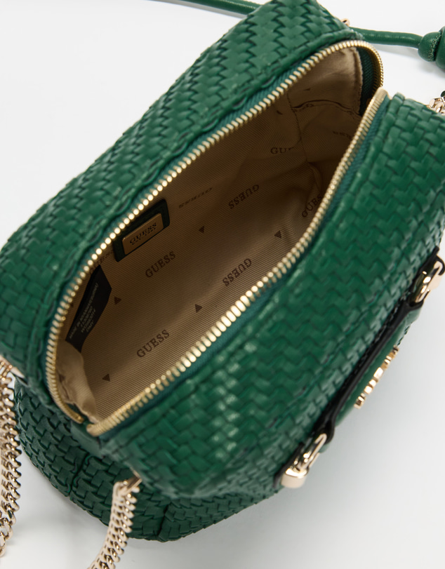 GUESS - Francy Camera Woven Polyurethane Crossbody Bag