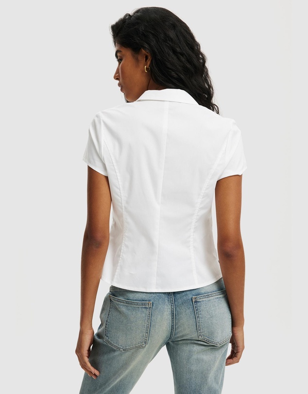 Cotton On - Short Sleeve Fitted Shirt