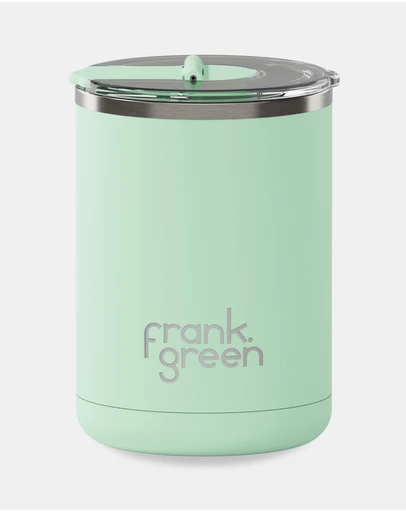 Frank Green - 12oz Ceramic Coffee Cup with Hinged Screw Lid