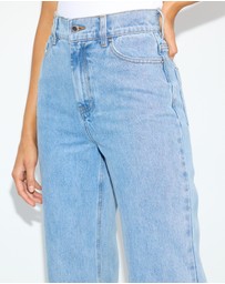 Dazie - London High Waisted Wide Leg Jeans