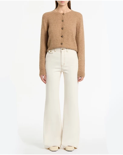 Carla Zampatti - Praline Brushed Knit Cardigan