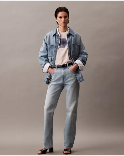 Calvin Klein Jeans - High Rise Straight Jeans