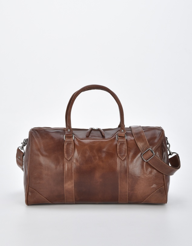 Cobb & Co - Carrington Buffed Leather Barrel Duffle