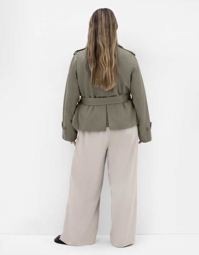 City Chic - Leah Crop Trench
