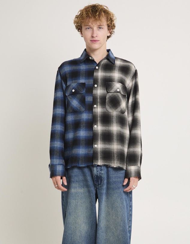 Insight - Split Flannel Long Sleeves Shirt