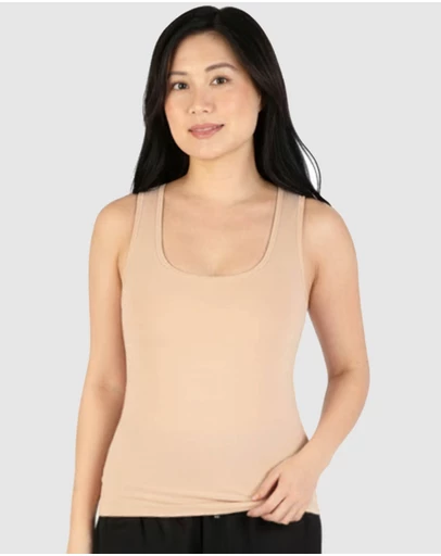 B Free Intimate Apparel - Cotton Chest Binder Racerback Top