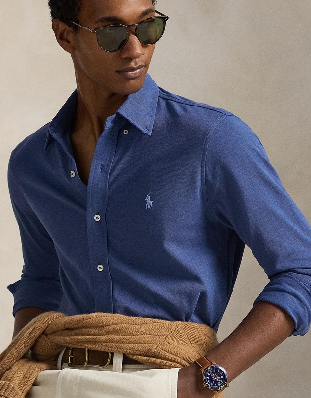Polo Ralph Lauren - Featherweight Mesh Shirt - ICONIC EXCLUSIVE