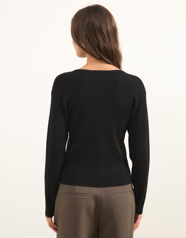 Atmos&Here - Lina Long Sleeve Knit Top