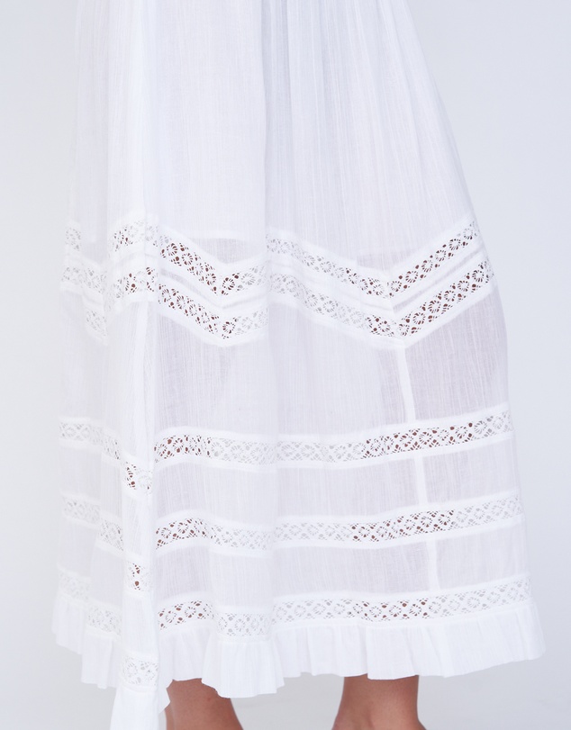 Amelius - Lacey Elasticated Skirt