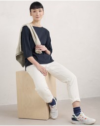 Seasalt - Seasalt Cornwall Navy Tremayne Quay Top