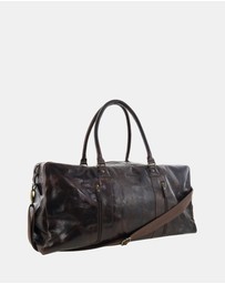 Pierre Cardin - Pierre Cardin Rustic Leather Business/Overnight Bag