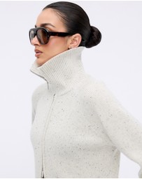 Minima Esenciales - Niles Merino Wool Zip Cardigan