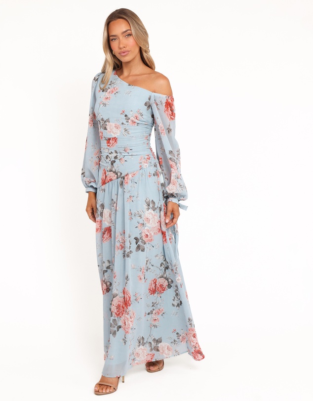 Petal & Pup - Levine Maxi Dress - Blue Floral