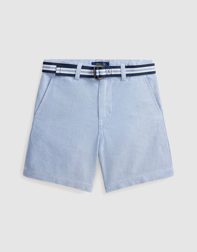 Polo Ralph Lauren - Belted Cotton Oxford Shorts - Babies-Kids