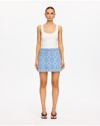 KIVARI - Joey Denim Mini Skirt