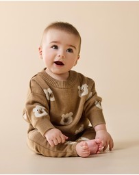 Wilson & Frenchy - Organic Knitted Jacquard Jumper - Babies