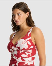 Sea Level Australia - Veridian Cross Front Multifit Singlet Top