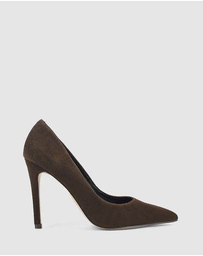 Chocolate Brown Suede