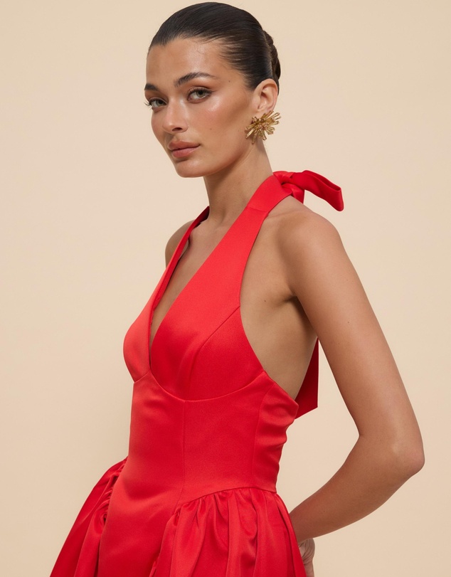 Revibe - Repaired CHANCERY Barlow Halter Dress - AU 12