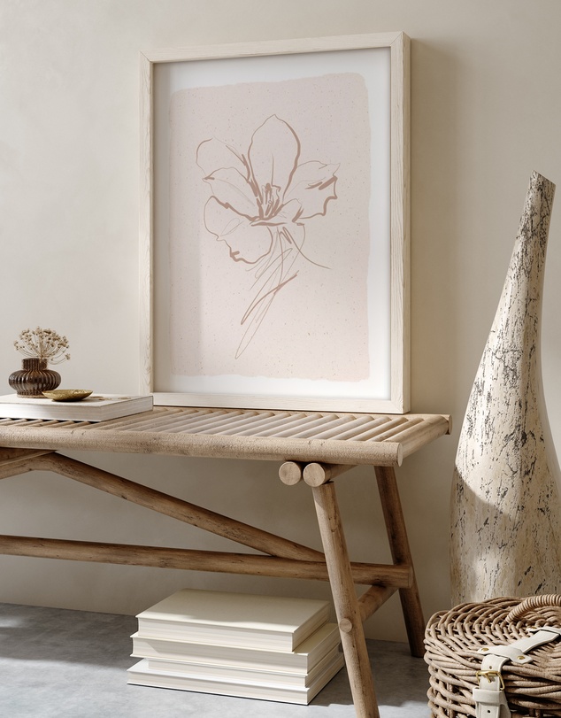 Olive et Oriel - Abstract Botanical Lily Art Print
