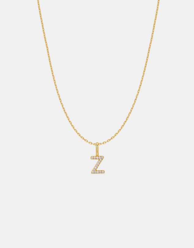 Ania Haie - Ania Haie Gold Letter Z Initial Necklace