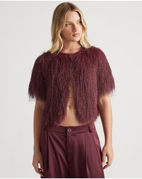 Decjuba - Kenzie Fluffy Lurex Cardigan