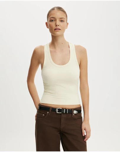 Cotton On - Hold Me Scoop Neck Racerback Tank
