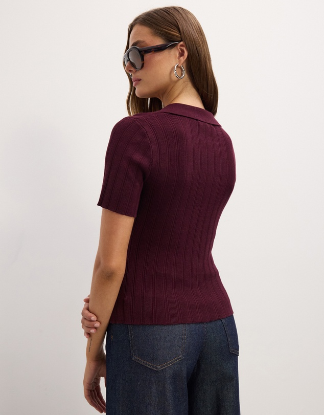 The Fated - Miles Collared Knit Top