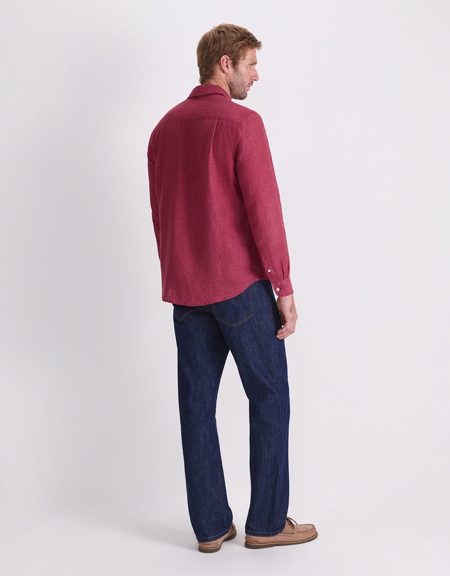 Sportscraft - Linen Long Sleeve Delave Shirt