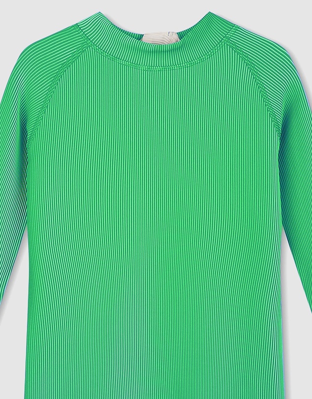Zulu & Zephyr Mini - Mini Stripe Rib Rashie - Kids-Teens