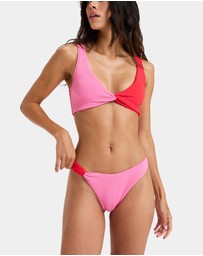 Roxy - Womens Lagos High leg Cheeky Bikini Bottom