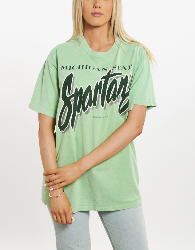 Vintage by The Real Deal - Pre Loved - 90s Michigan State Spartans Tee
