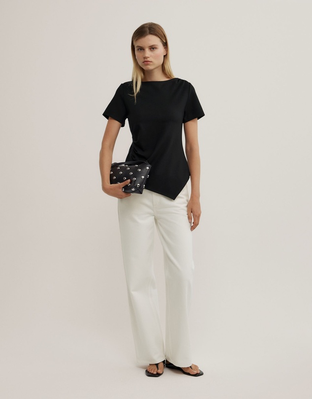 Witchery - Tuck Wide Neck T-shirt