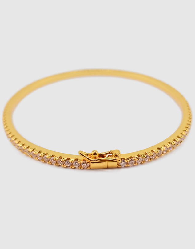 Izoa - Emily Cubic Zirconia Tennis Bangle