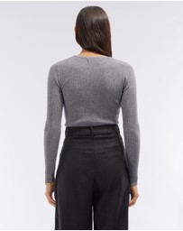 Amelius - Afina Long Sleeve Knit Top