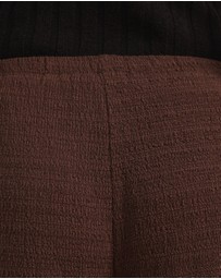 Atmos&Here - Alba Textured Wide Leg Pants