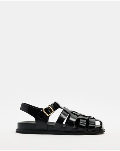 Black Shine Leather