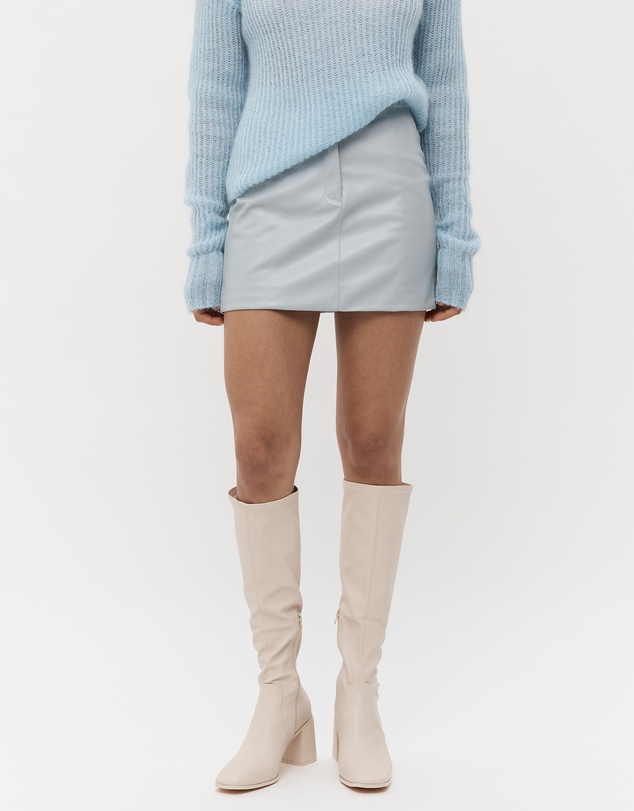 FRIEND of AUDREY - Musier Leather Mini Skirt