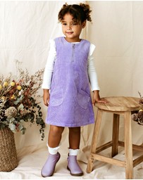 Designer Kidz - Evie Cord Pinafore Dress