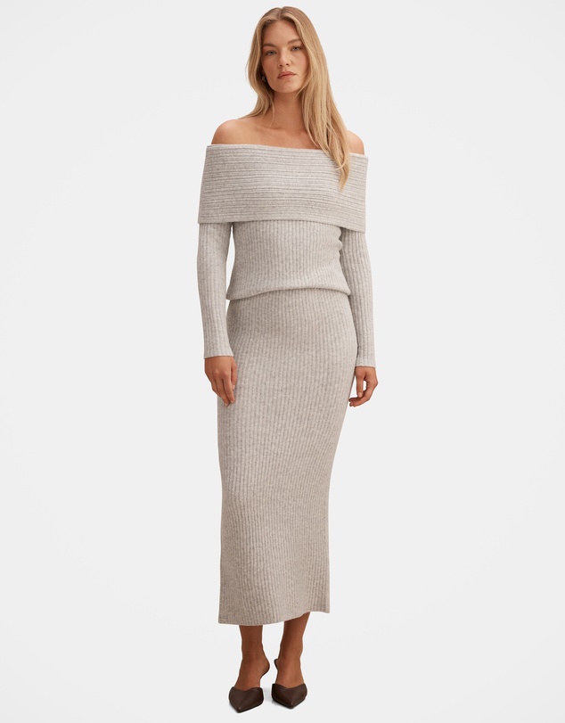 Forever New - Marcie Ribbed Knitted Bardot Top