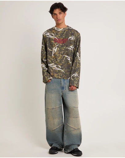 Insight - Baggy Moto Denim Jeans
