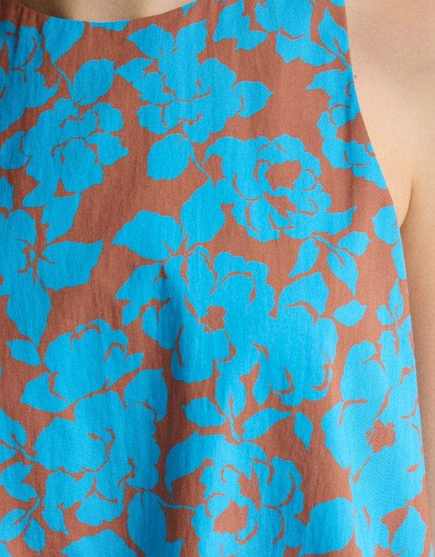 Oxford - Clover Printed Cotton Shell Top