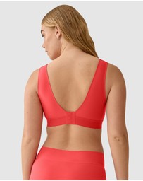 Naturana - Back & Side Smoothing Wirefree Crop Top Bra