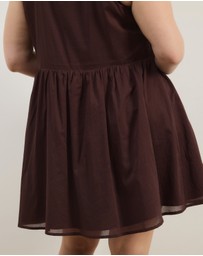 Atmos&Here Curvy - Dalia Cotton Voile Mini Dress