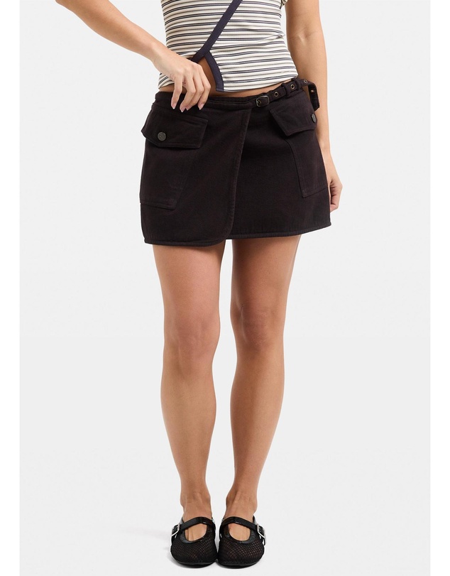 Neon Hart - Latoia Belted Micro Mini Skirt