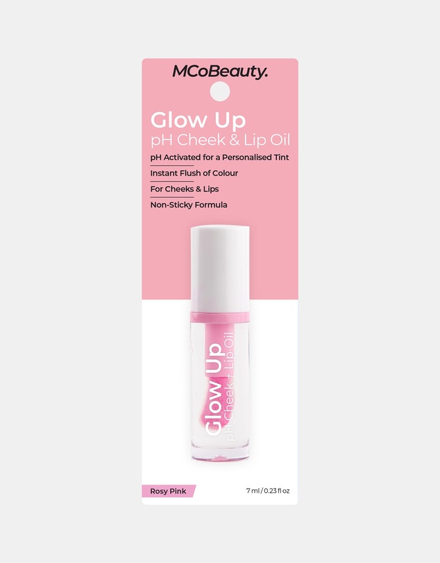 MCoBeauty - Glow Up Ph Cheek & Lip Oil - Rosy Pink