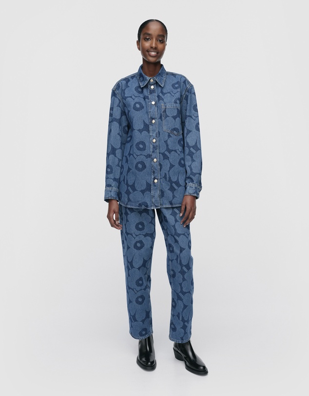 Marimekko - Maridenim Vaihe Unikko jean shirt