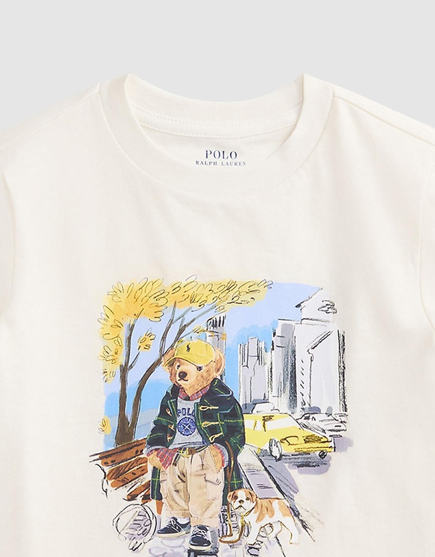 Polo Ralph Lauren - Polo Bear Cotton Jersey Tee - ICONIC EXCLUSIVE - Kids
