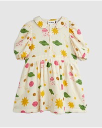 Mini Rodini - Space AOP Muslin Woven SS Dress - Babies-Teens