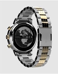 TIMEX - Timex Chicago 45mm Two-Tone Multifunction Watch